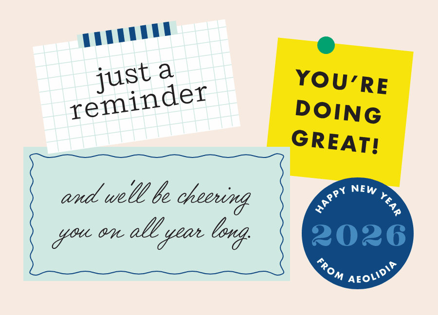 Aeolidia's New Year's card