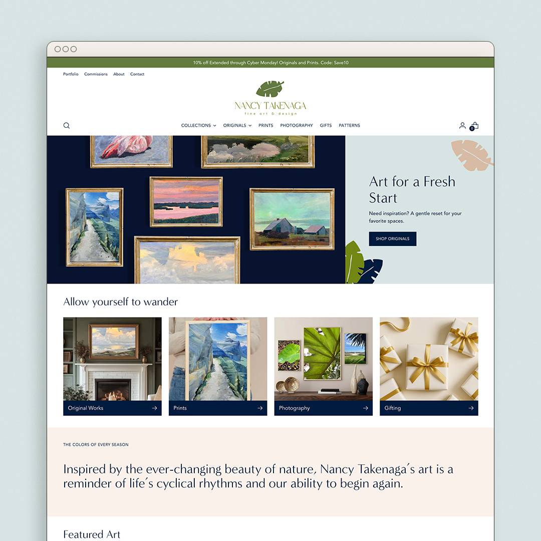 Nancy Takenaga's new site