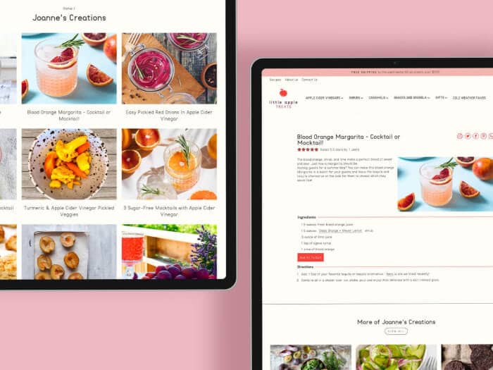 Little Apple Treats website