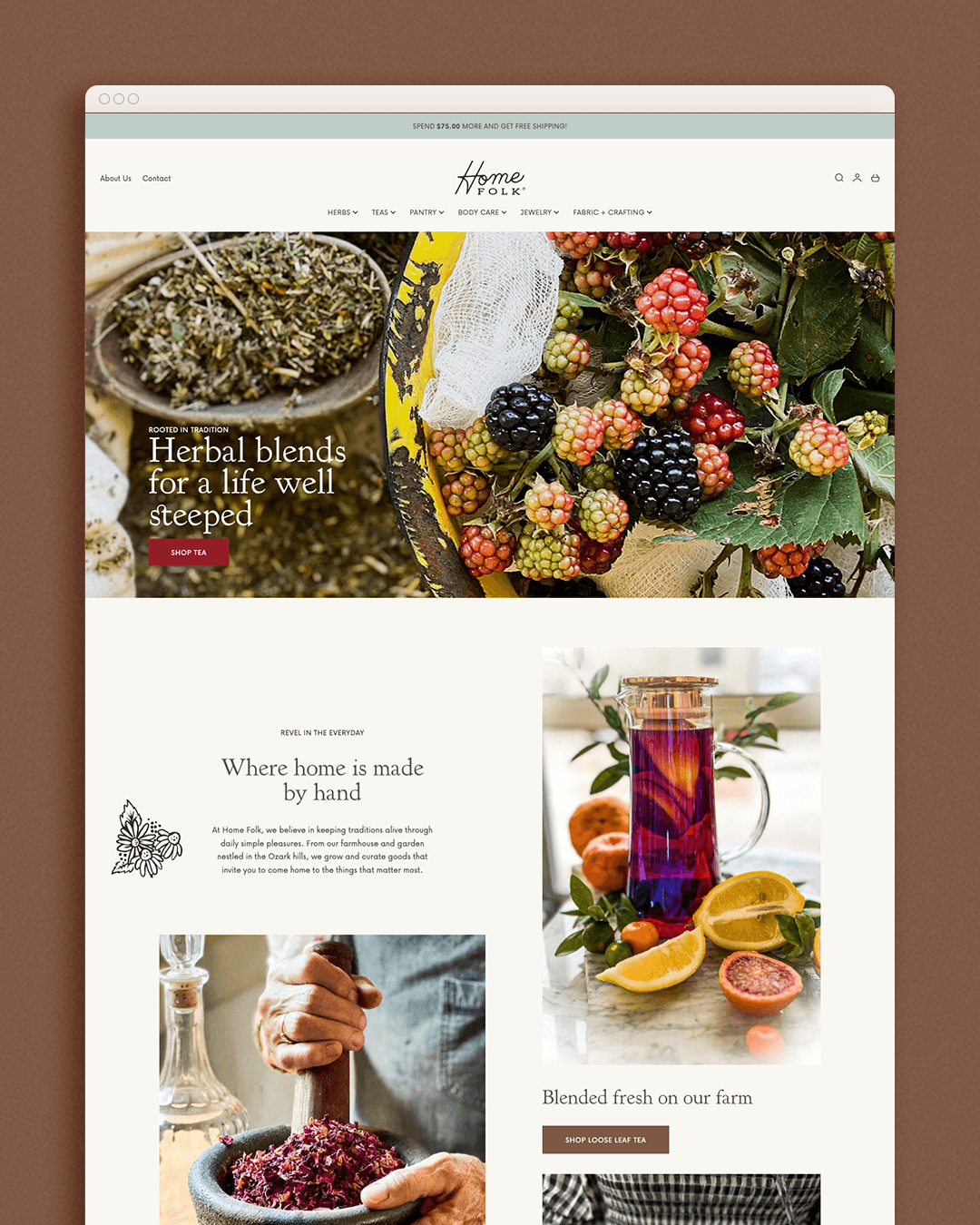 Home Folk's new site