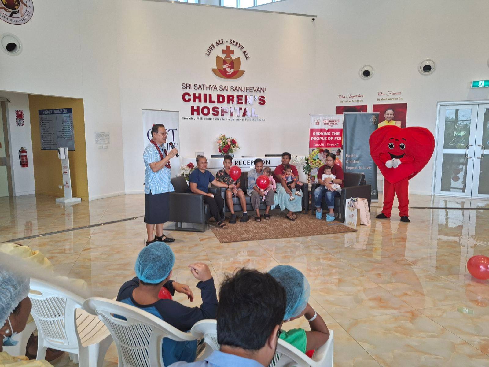 Sri Sathya Sai Sanjeevani Children's Hospital provides free pediatric cardiac surgery for Pacific Island children, including three from Samoa.