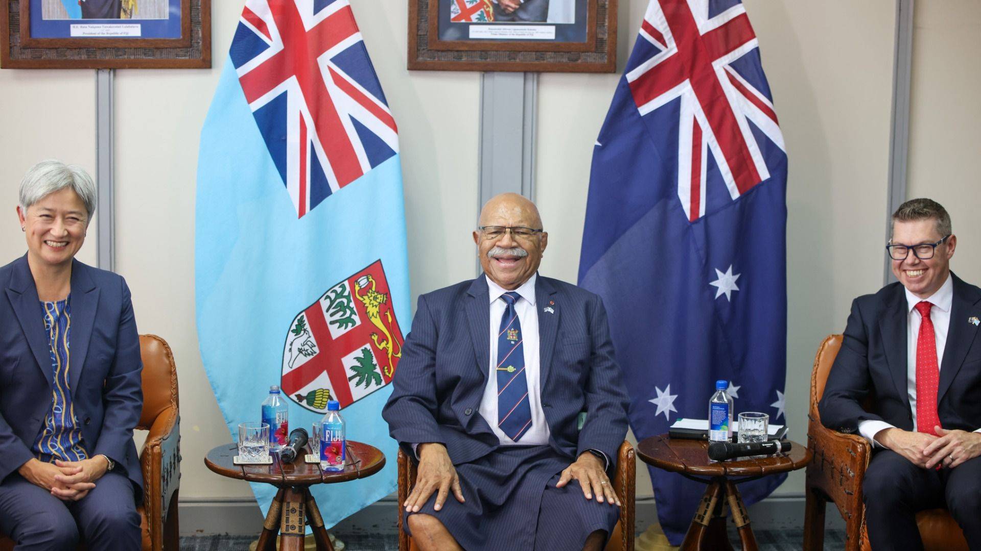 The upgraded pact covers security, the economy and people-to-people ties, with AU$30 million in immediate fuel crisis support — as Australia's parallel bid with Vanuatu collapses under Chinese pressure.