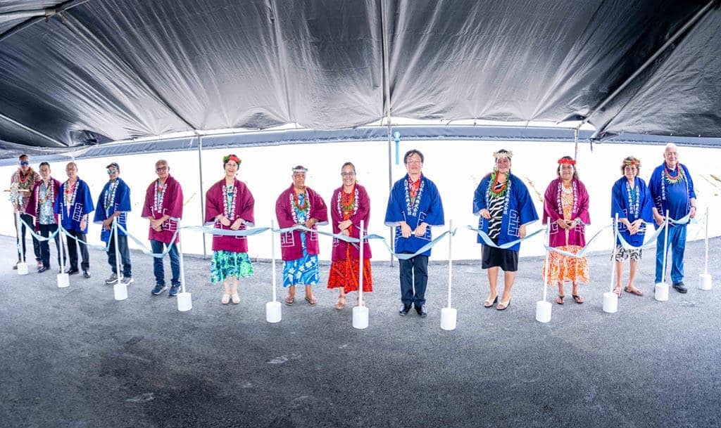 Marshall Islands Parliament rebuild, airport terminal, hospitals, and water reservoir among major developments.