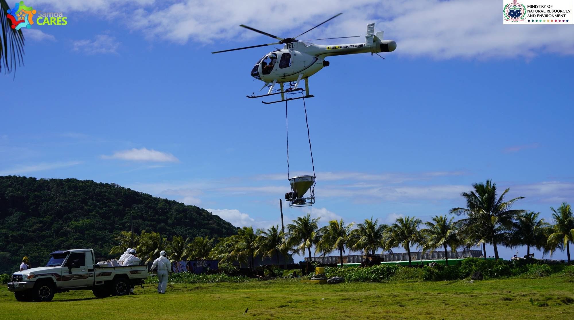 Helicopter operation targets invasive rodents following successful pig removal in multi-phase conservation project.