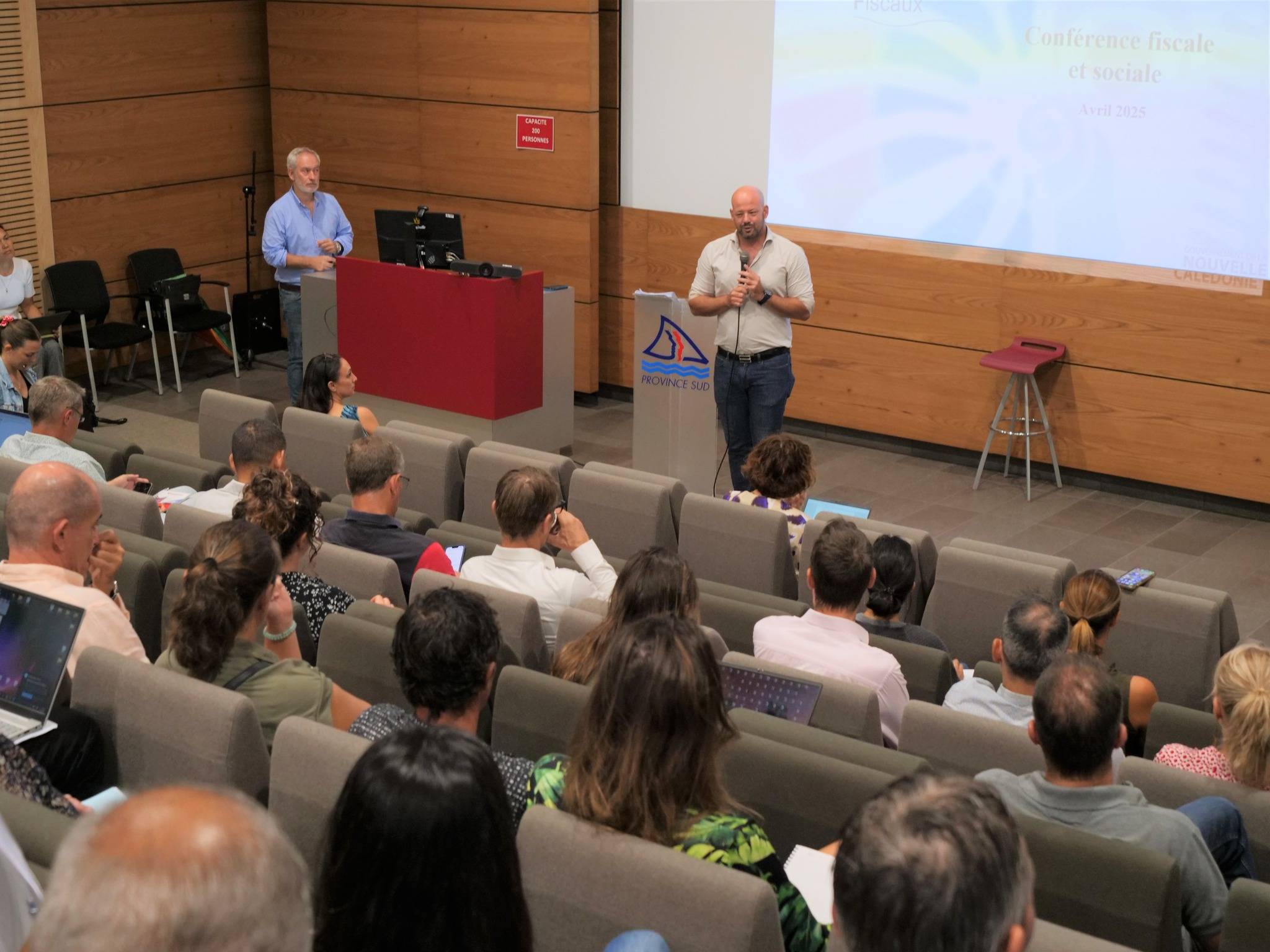 New Caledonia Tax Services Director, Mickaël Jamet, presents an overview of the current tax system, highlighting key taxes on individuals and companies.
