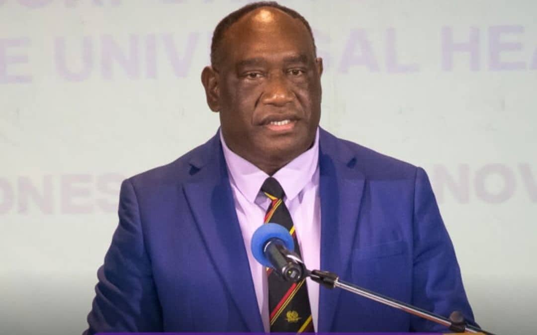 Papua New Guinea health minister Elias Kapavore.