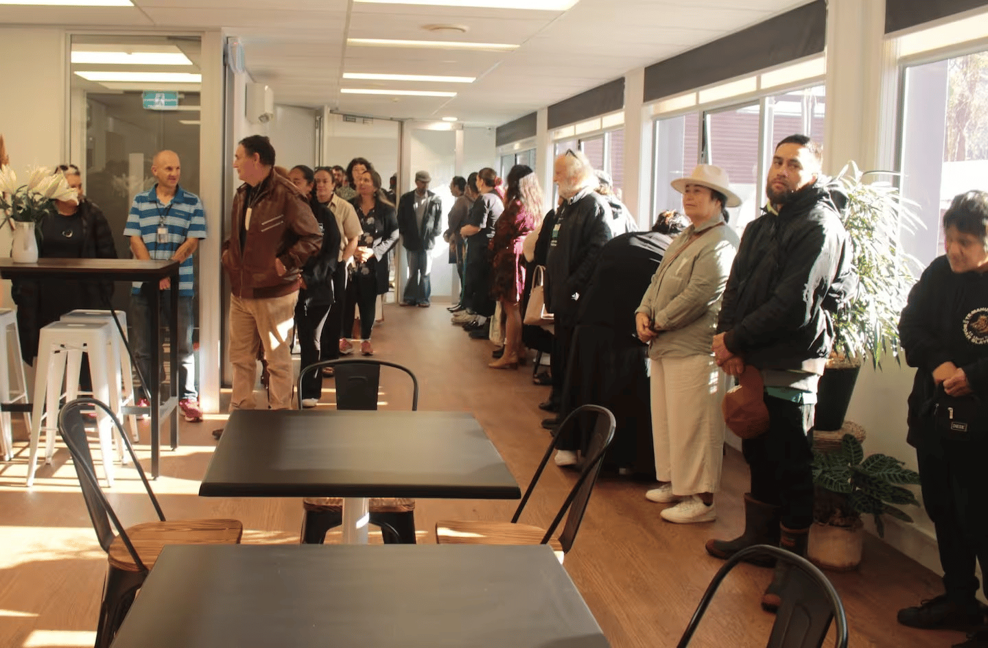 Located in the former police station on Cameron Street, the new café offers meals, support services, and a safe haven for the city’s rough sleepers.