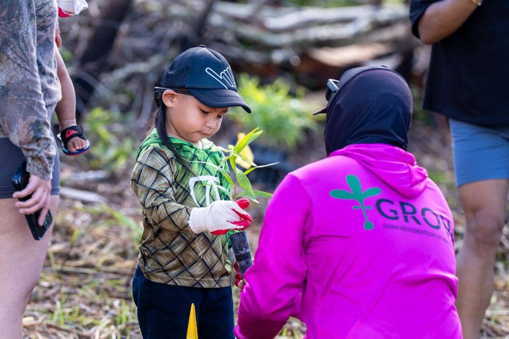 GROW initiative targets degraded Ugum Watershed where sediment runoff threatens water systems and coral reefs.