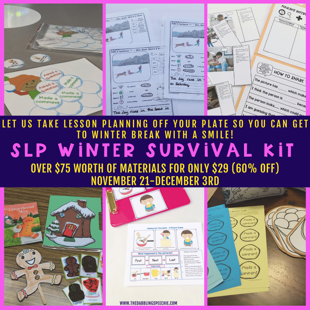 Winter SLP Survival Toolkit Black Friday Deal Waitlist