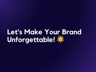 Let's Make Your Brand Unforgettable! ?