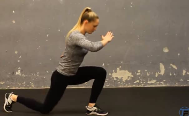 Reverse Lunge with Knee Drive Newsletter Walter Adamson @bodyagebuster