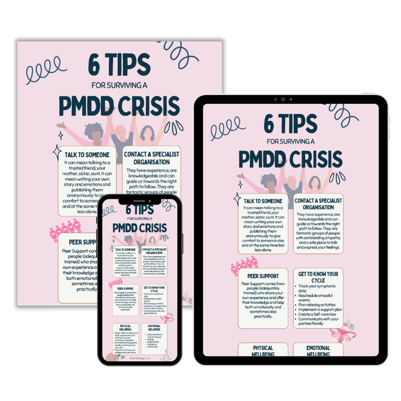 tips for pmdd freebie