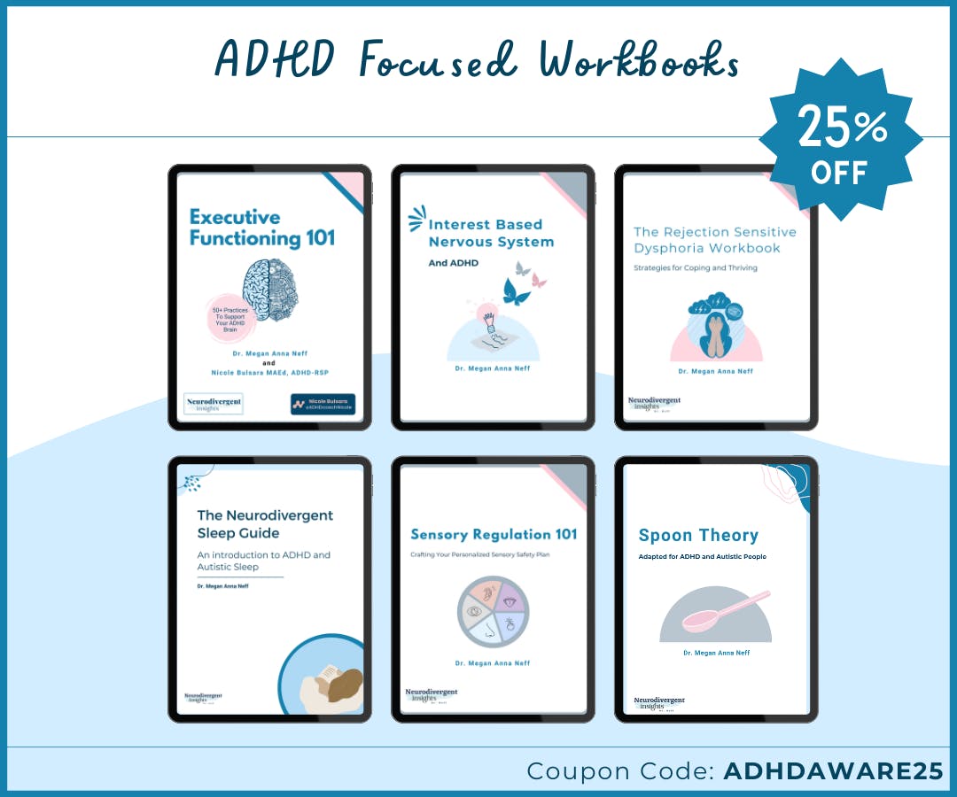 Image of ADHD focused workbooks