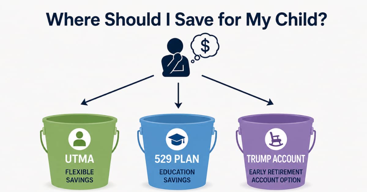 Decison Buckets for Child Investment Saving Options