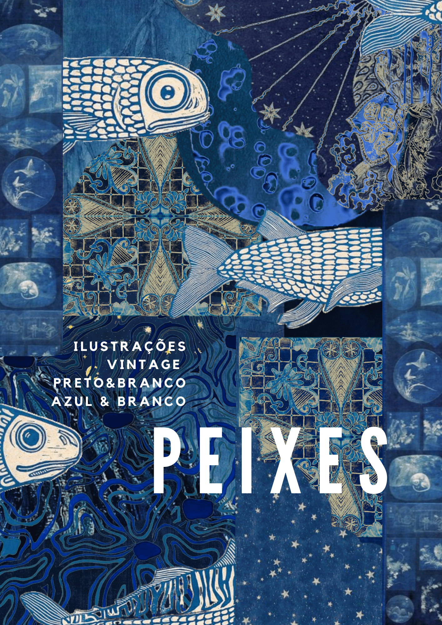 Peixes - Ilustrações Vintage