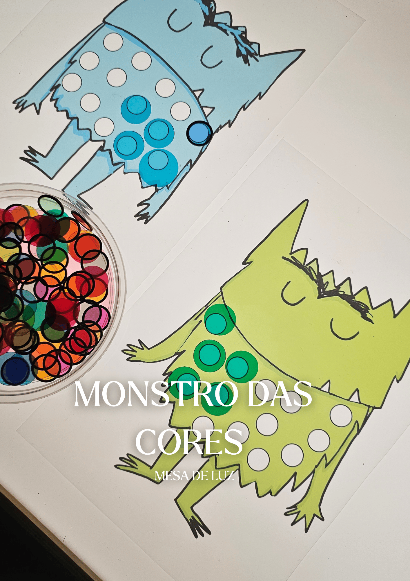 Monstro das Cores - Mesa de Luz