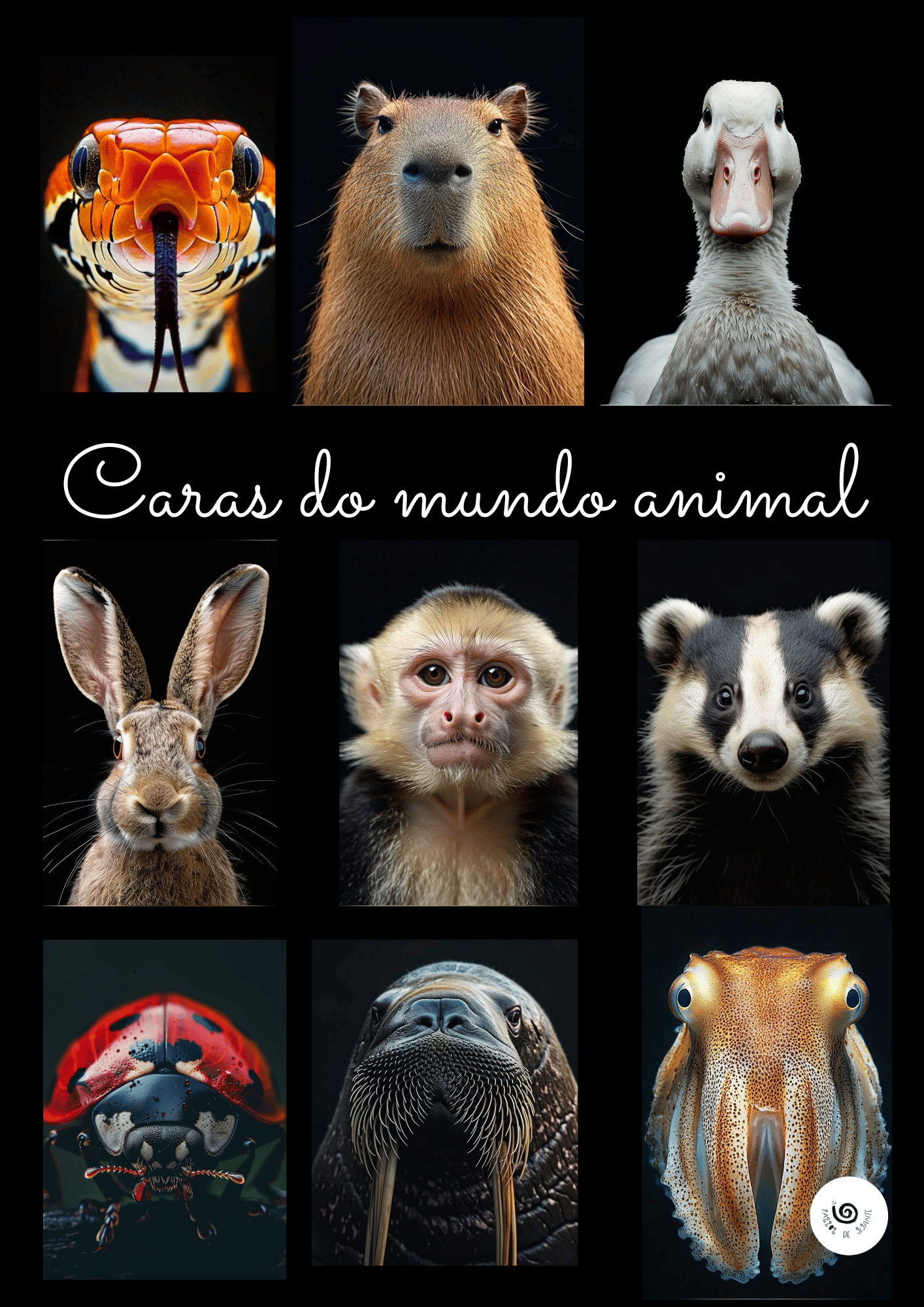 Caras do mundo animal