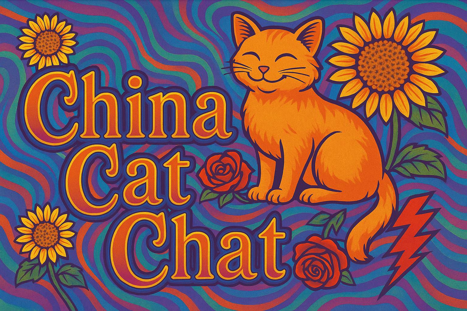 China Cat Chat Logo - Newslette