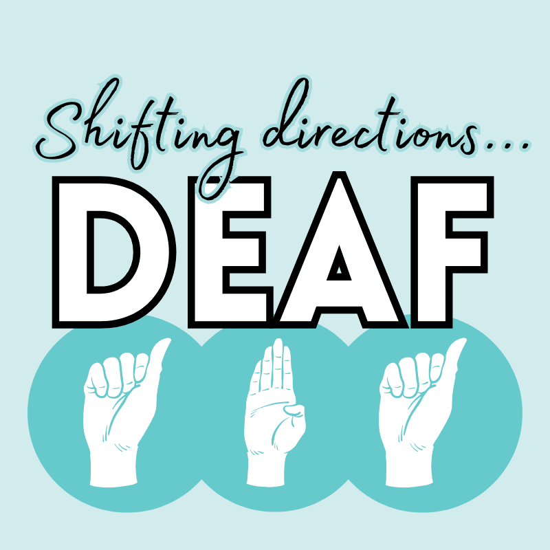 shifting directions... deaf fingerspelled A-B-A