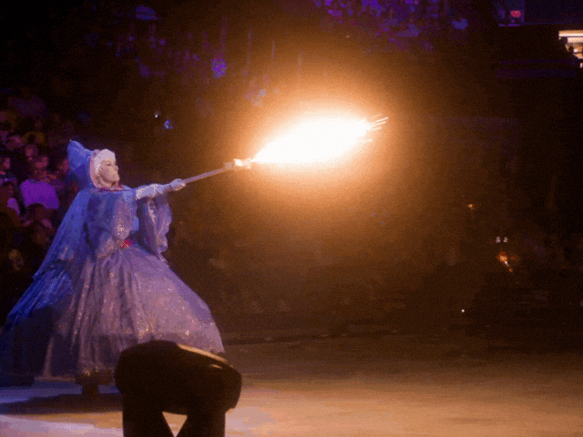 Disney on ice Fairy Godmother GIF
