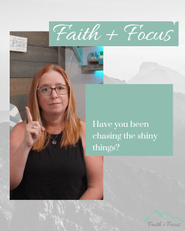 Have you been chasing the shiny things?