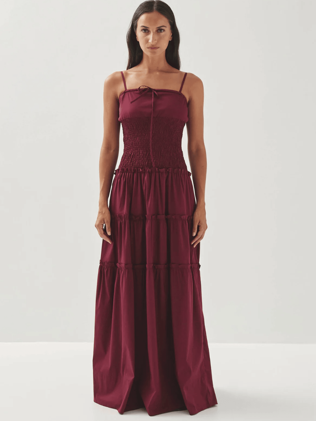 Alohas Masami Burgundy Dress