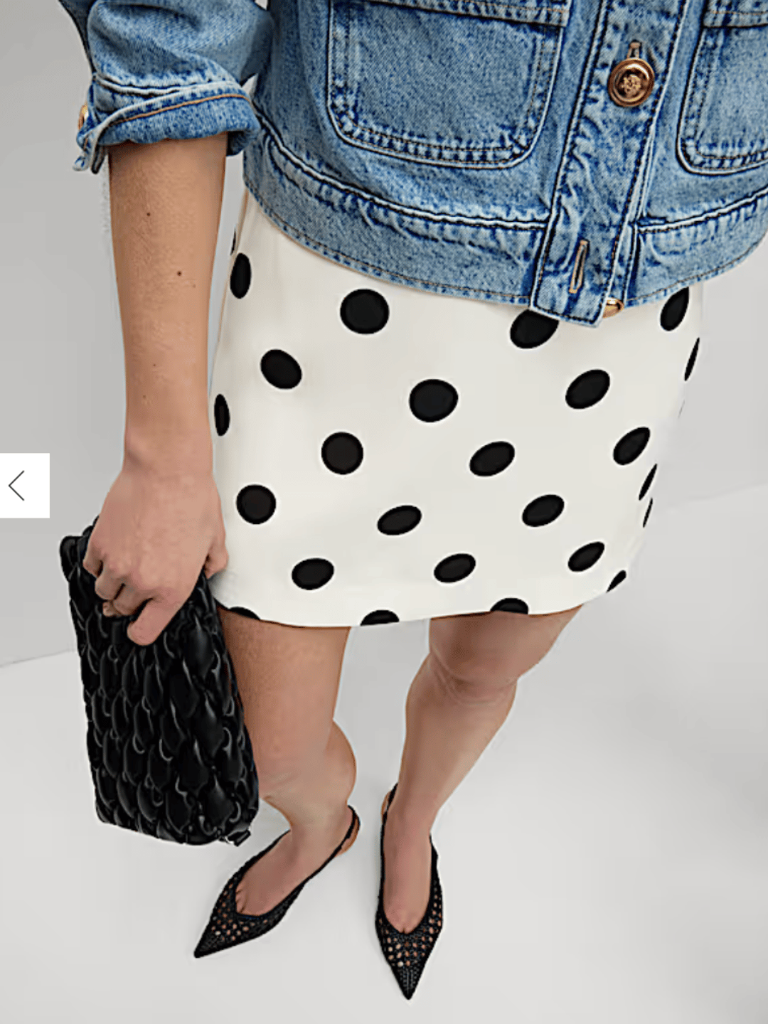 Marks & Spencer Polka Dot Mini A Line Skirt