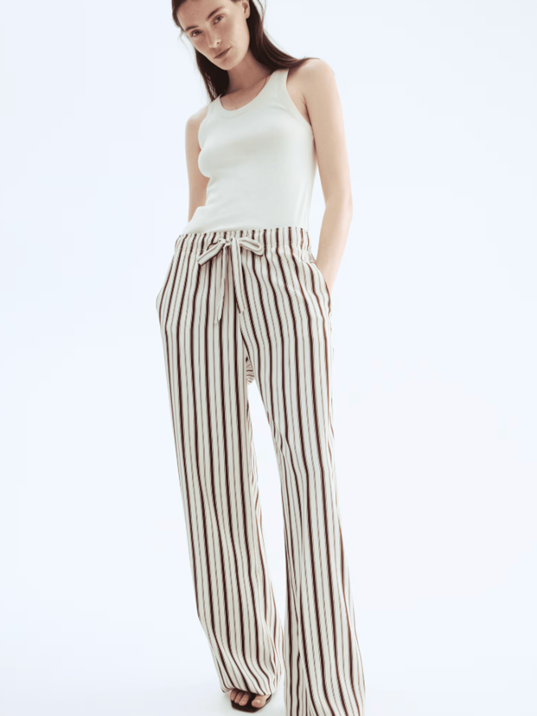 H&M Drawstring Twill Trousers
