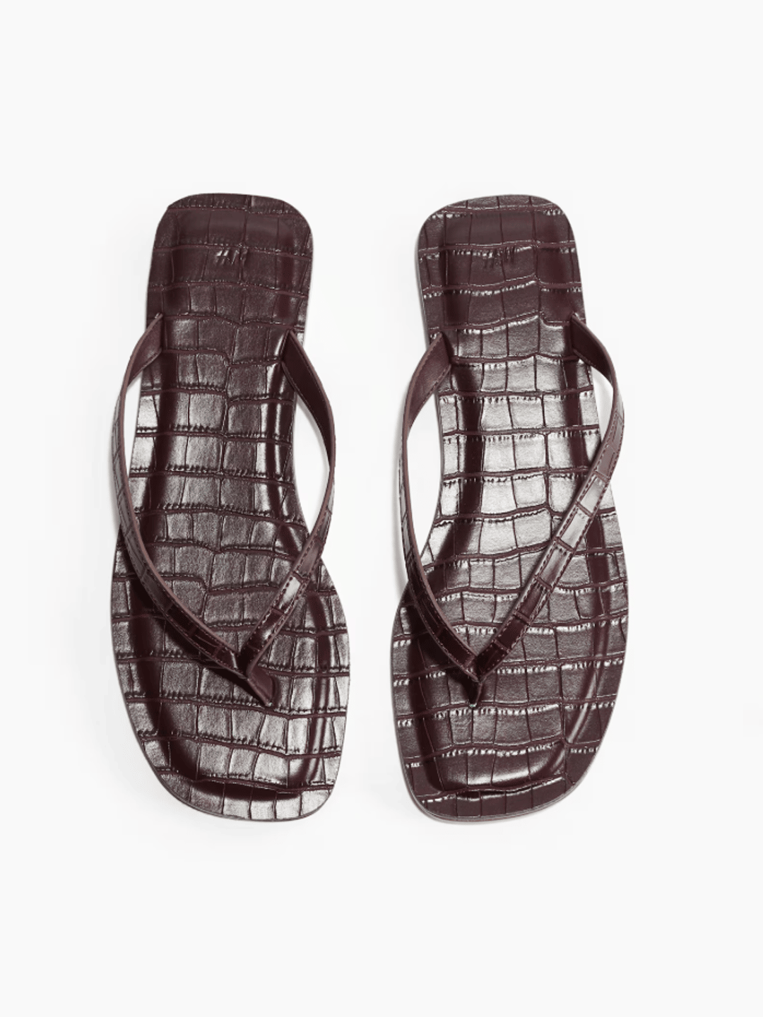 H&M Burgundy Flip Flop