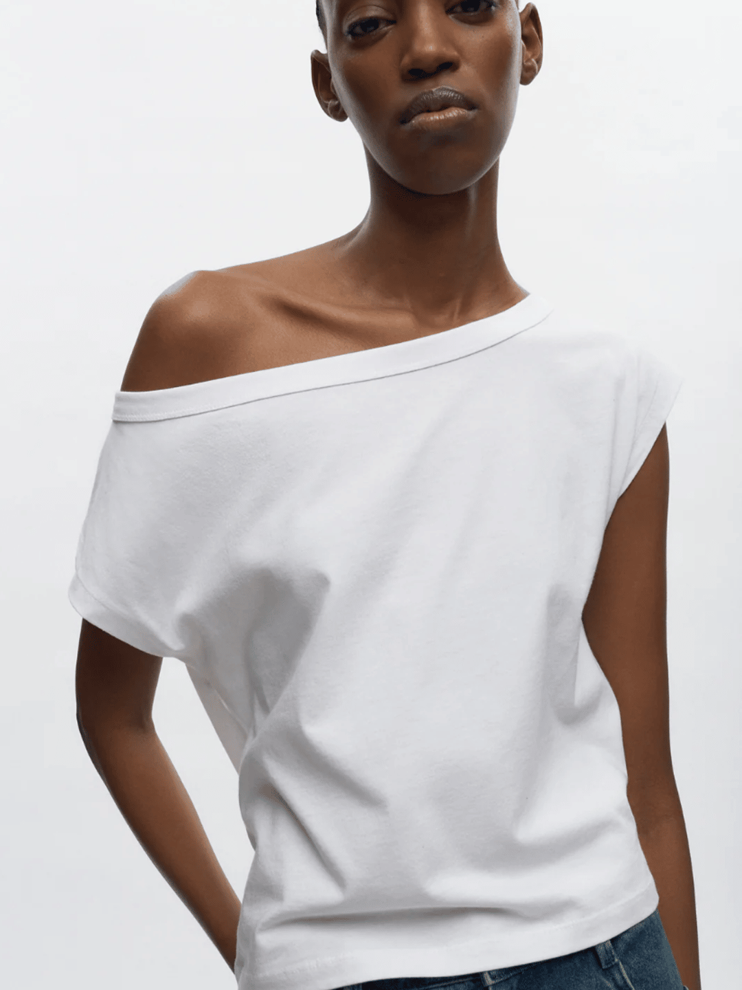 KOTN Women's Off Shoulder Tee