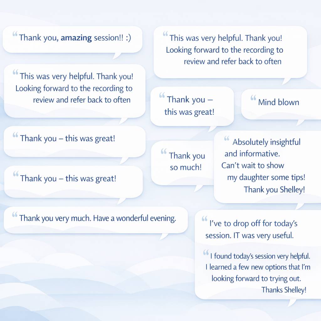 Feedback from past participants