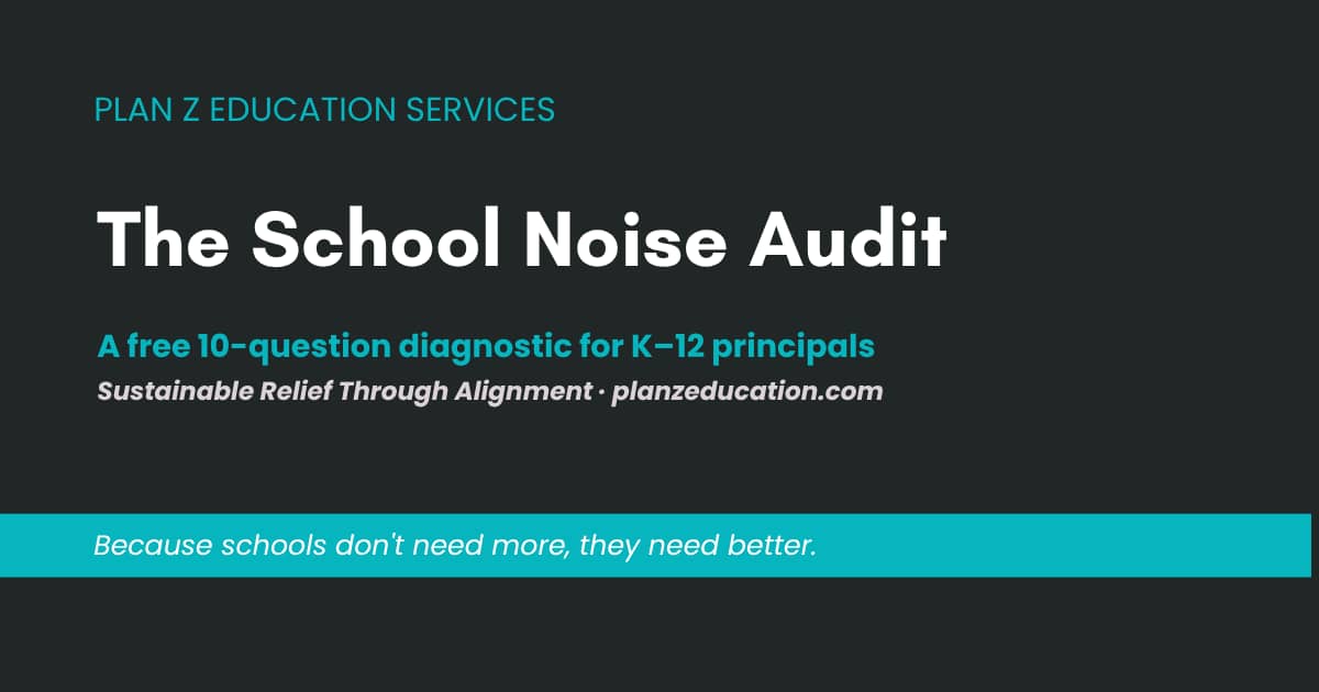 School noise, audit 