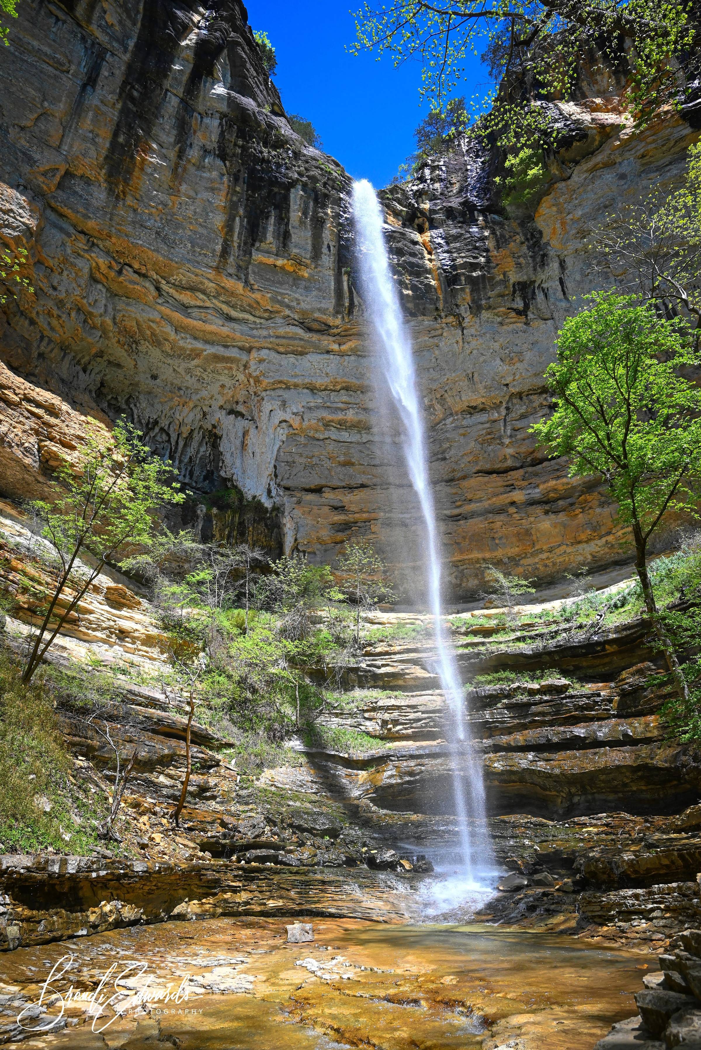 adventures in the ozarks at hemmed in hollow waterfall