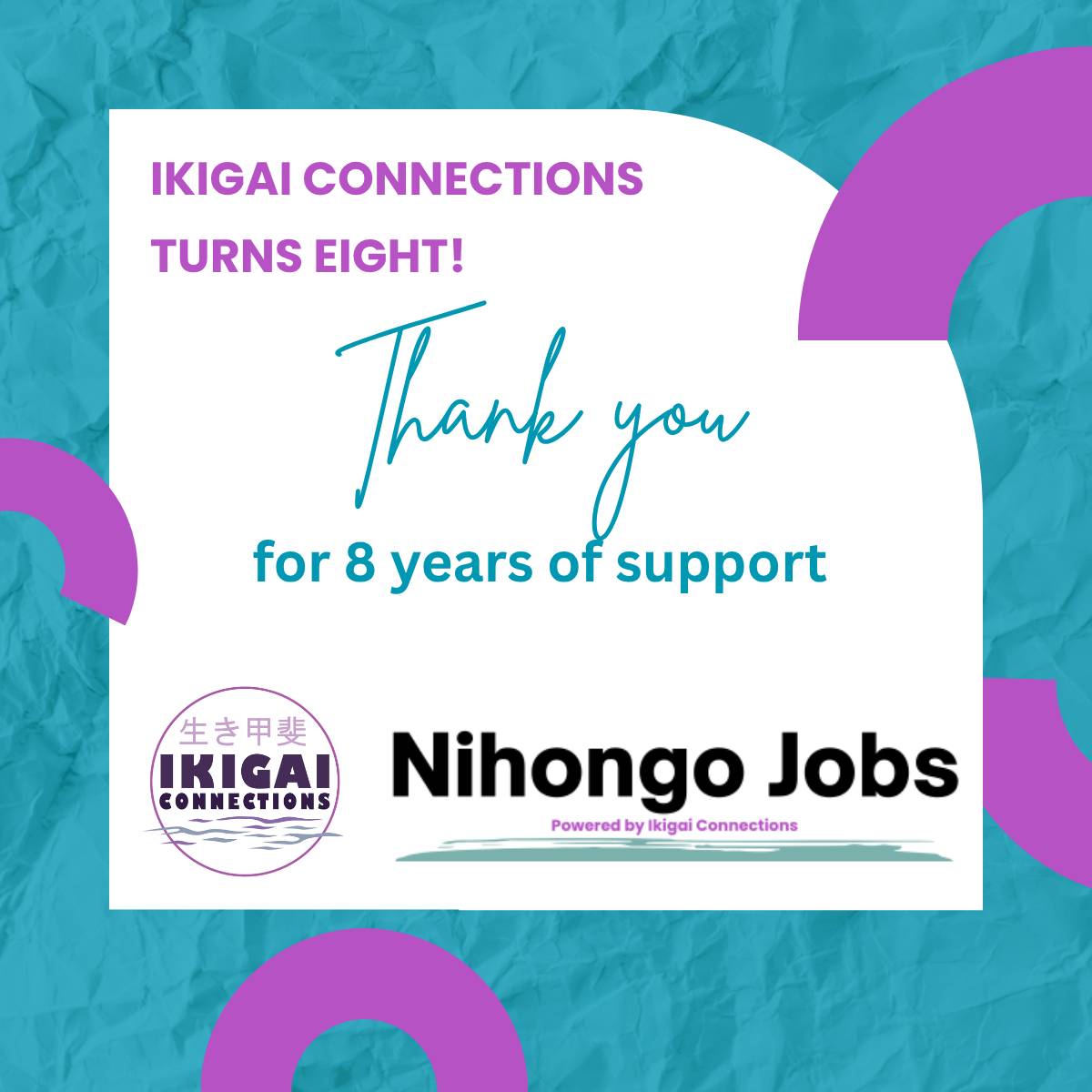 Ikigai Connections celebrates eight years