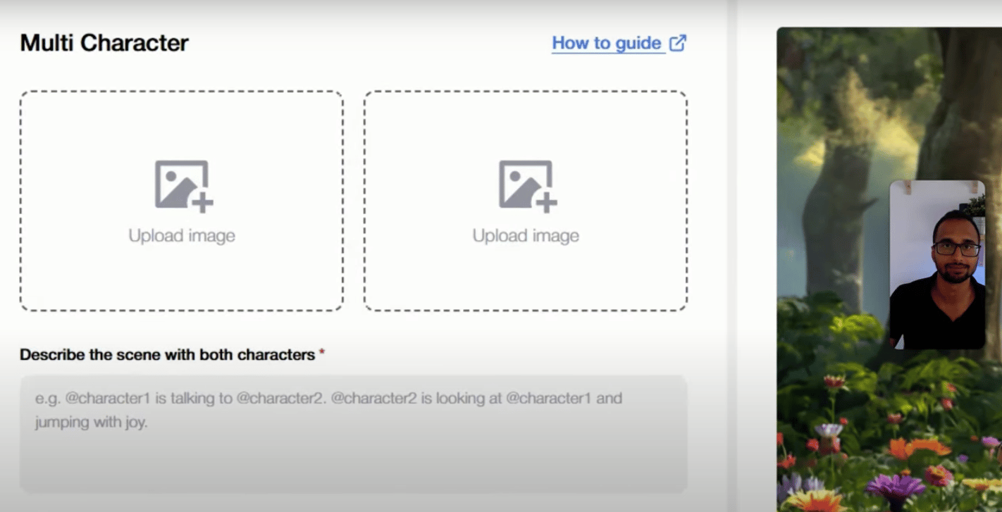 screenshot of Consistent Character AI to use multiple cartoon characters