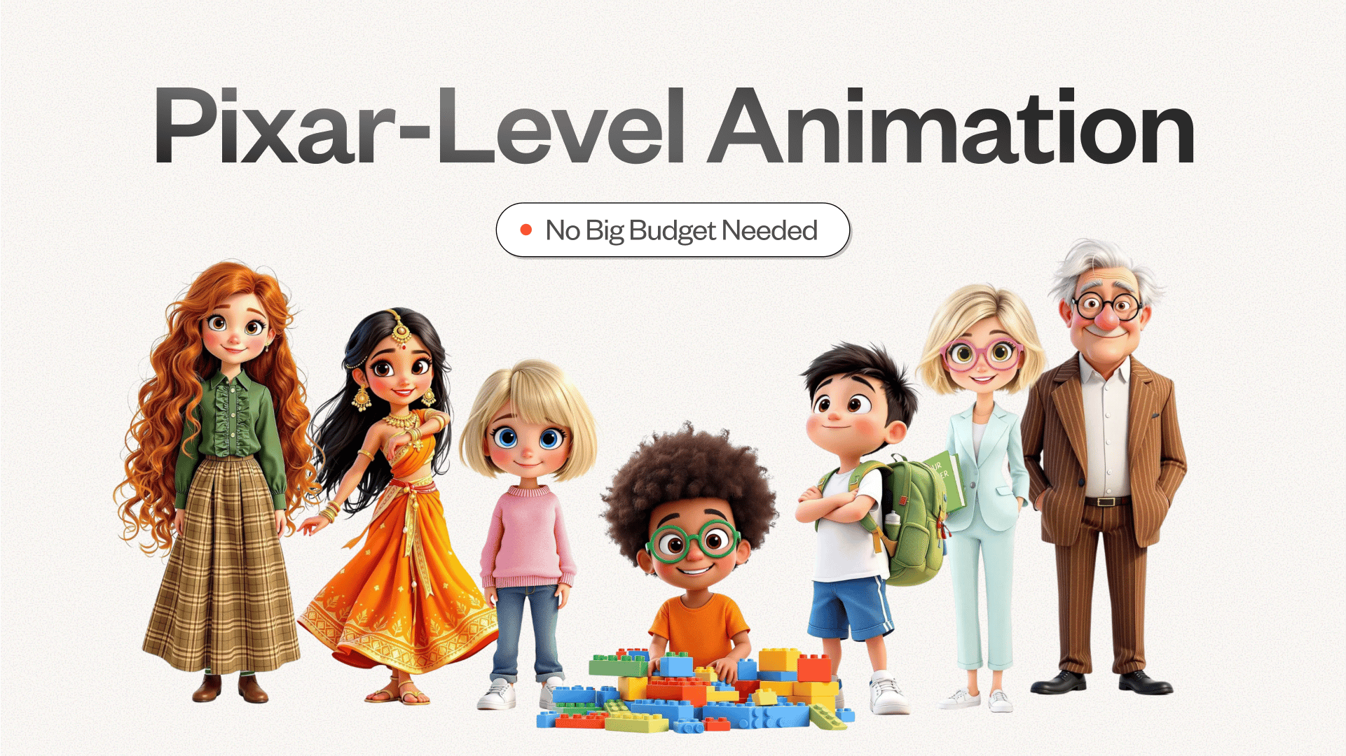 how to create pixar level AI images