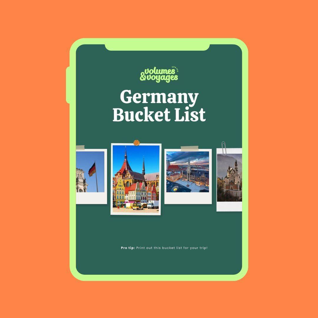 travel germany bucket list