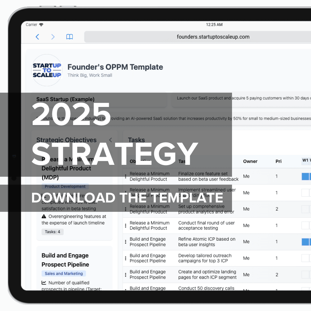 2025 Strategy, Download the template