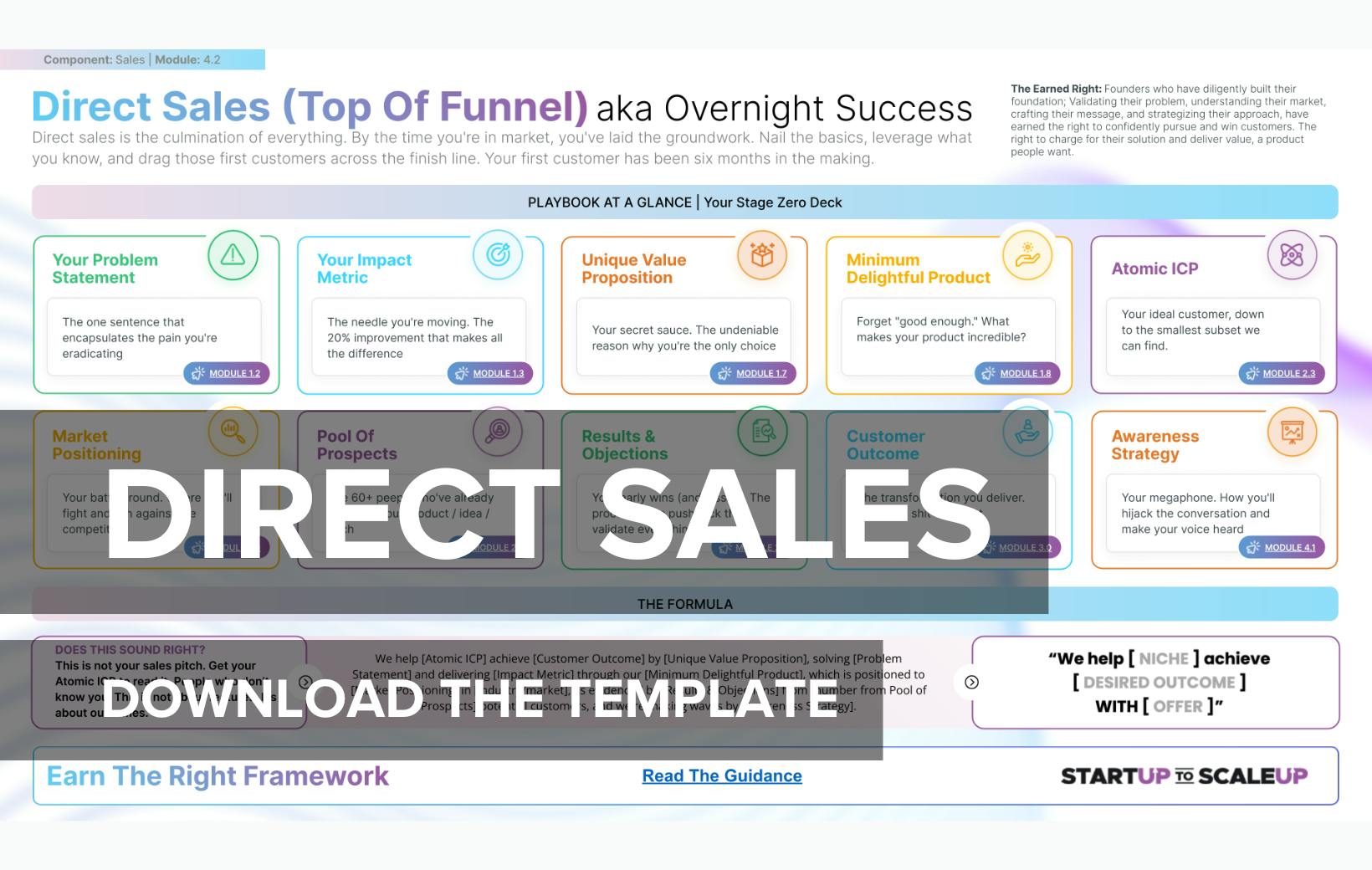 Direct Sales, Download the template