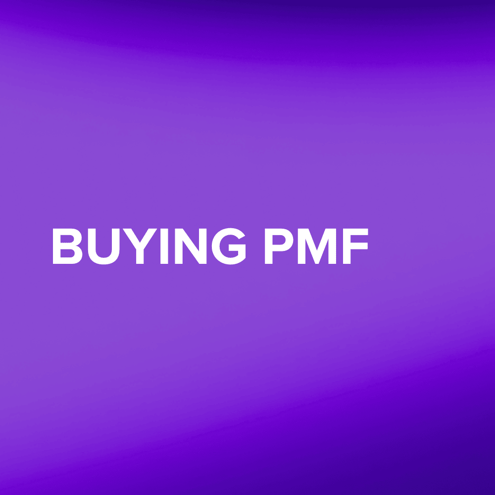 Buying PMF