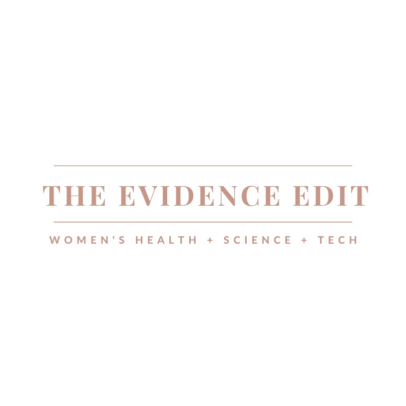 The Evidence Edit: Women's Health + Science + Tech logo