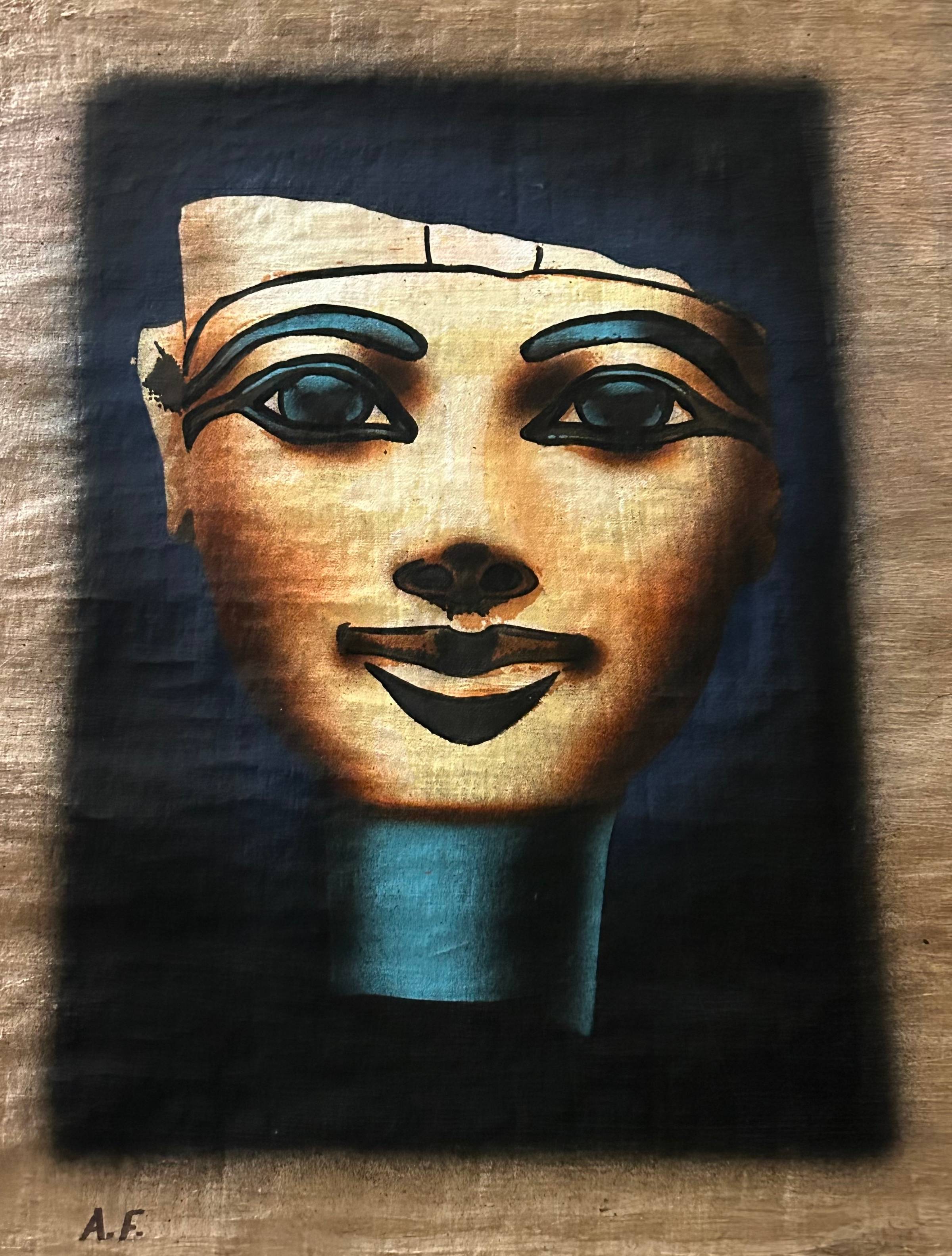Image: Queen Hatshepsut, Egypt's longest reigning queen, on papyrus.