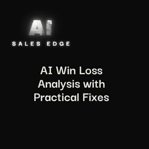 AI Win Loss Analysis with Practical Fixes