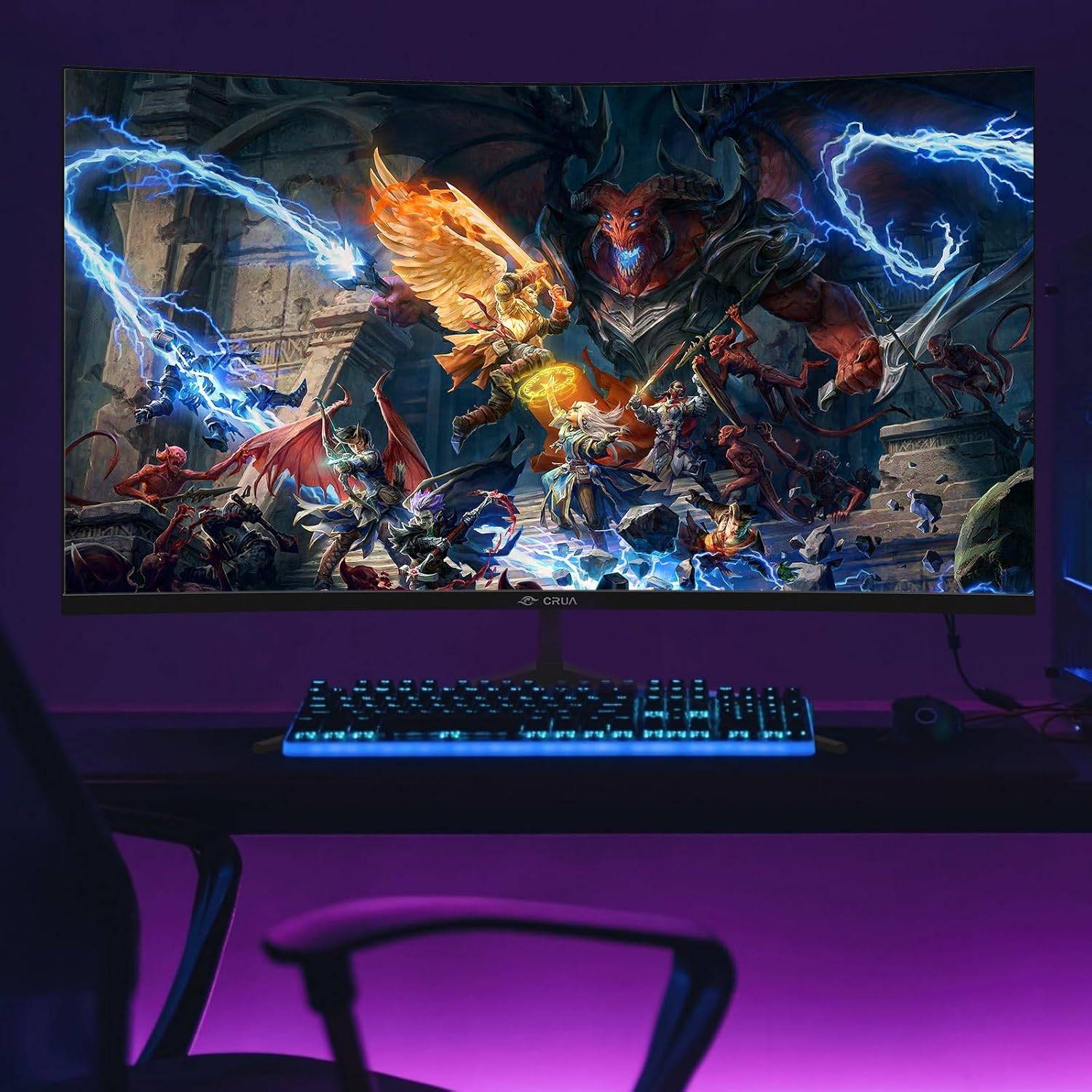 CRUA 32" FHD 200Hz Curved Gaming Monitor