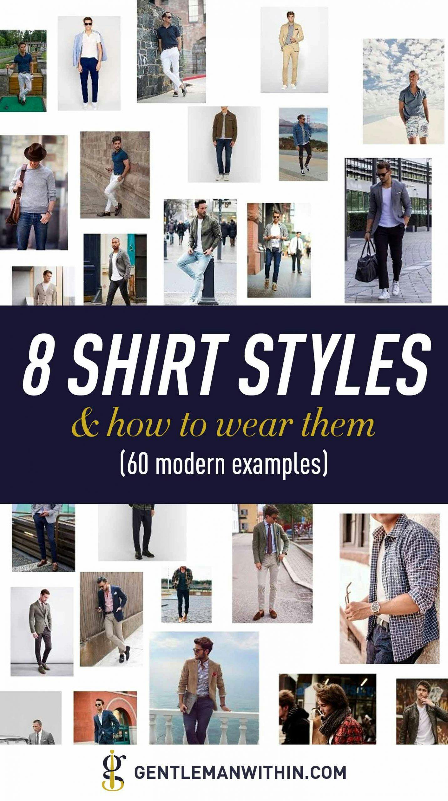 8 shirt styles feature image