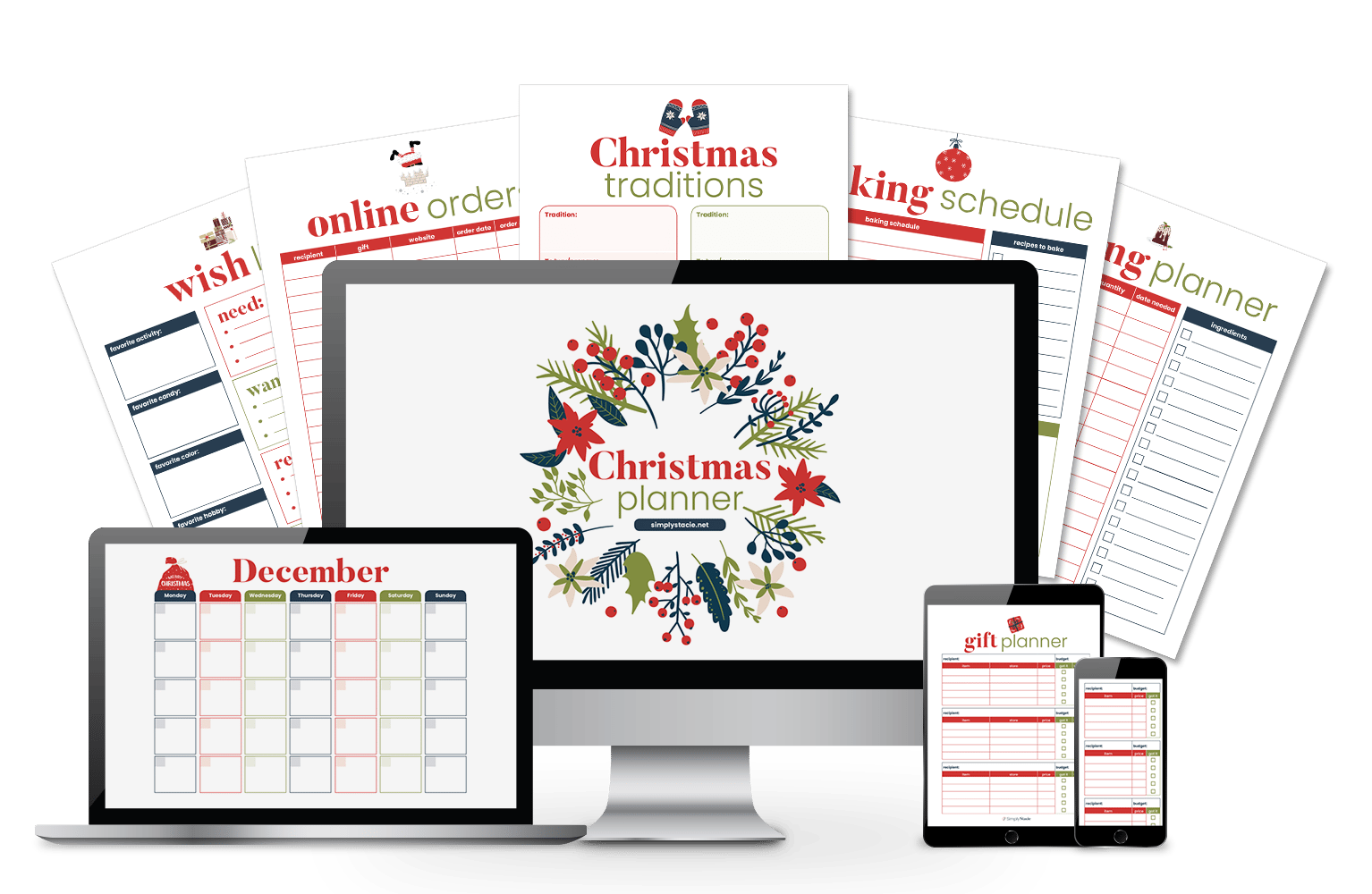 Christmas Planner Printable