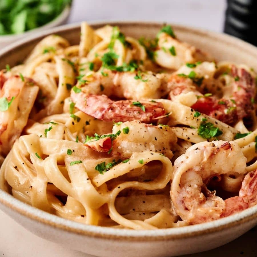 Creamy Shrimp Alfredo