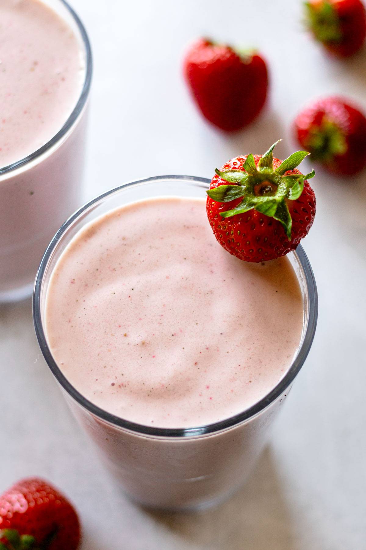 strawberry banana smoothie