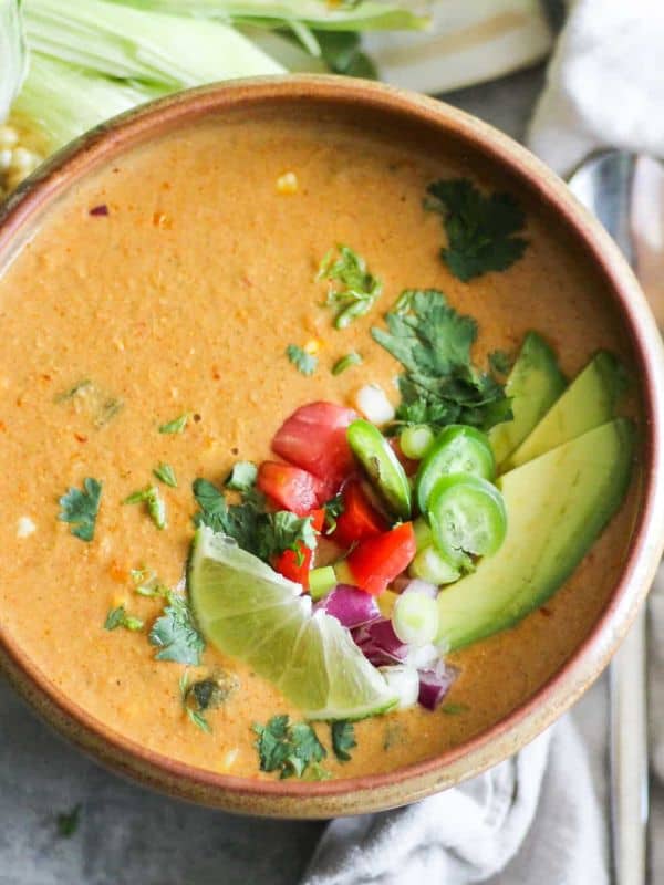 Vegan corn chowder