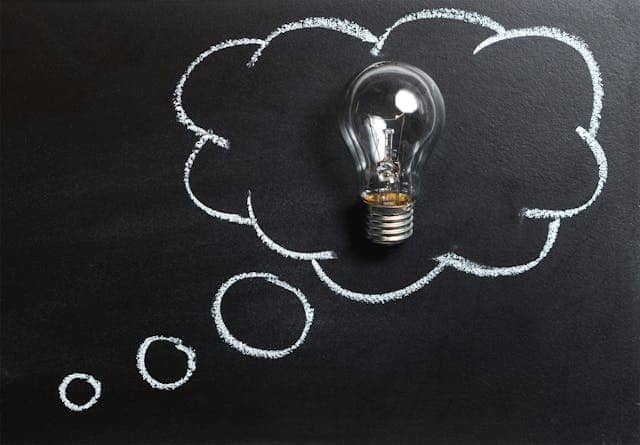 Photo by Pixabay: https://www.pexels.com/photo/clear-light-bulb-placed-on-chalkboard-355952/
